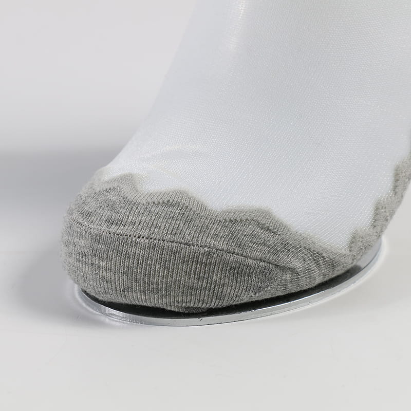 Calcetines de seda cristalinos transparentes cómodos de las mujeres de la fábrica de señora Sock del cordón del Arco-nudo del verano