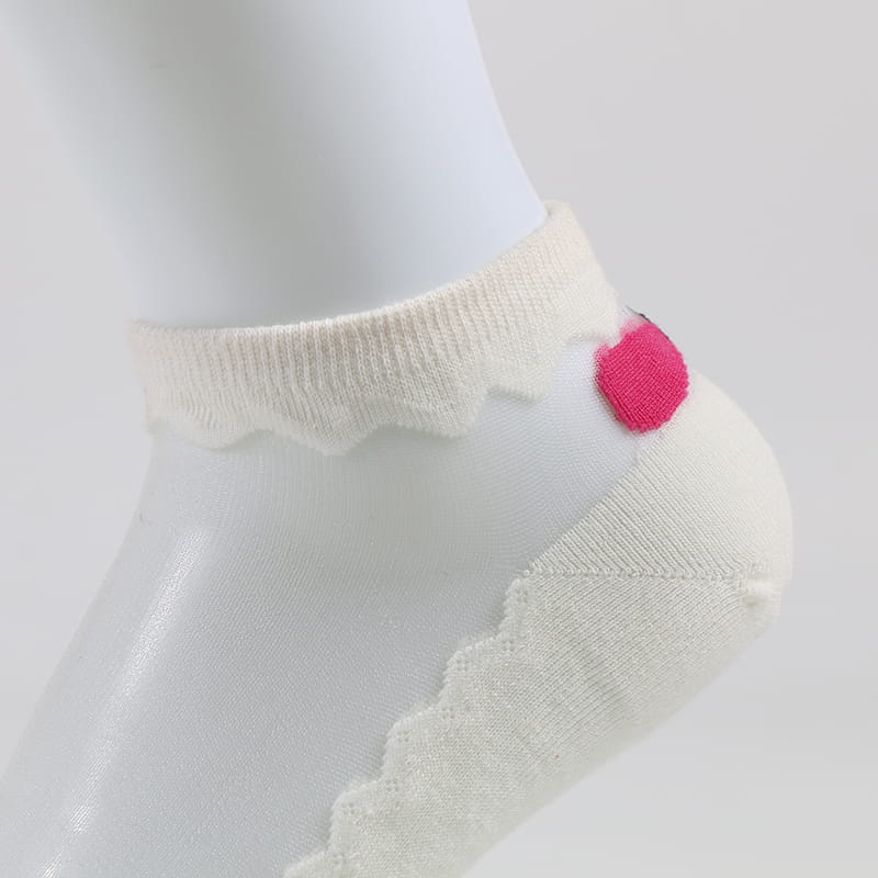 Calcetines de seda cristalinos transparentes cómodos de las mujeres de la fábrica de señora Sock del cordón del Arco-nudo del verano