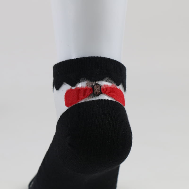 Calcetines de seda cristalinos transparentes cómodos de las mujeres de la fábrica de señora Sock del cordón del Arco-nudo del verano