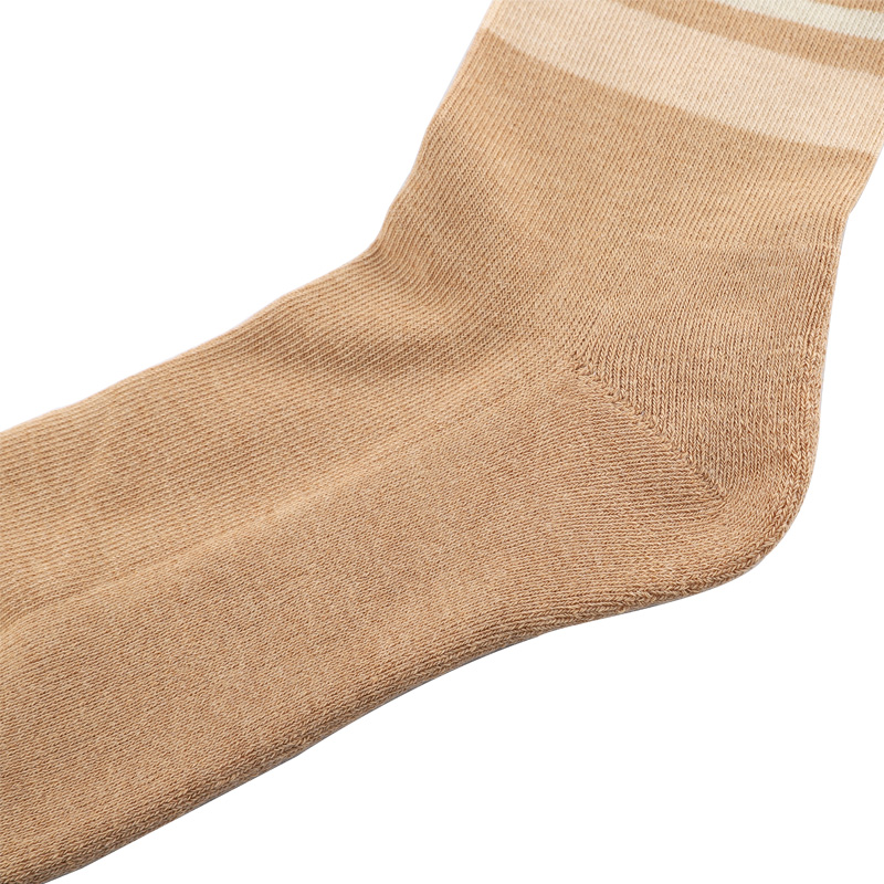 Calcetines de algodón de color natural para mujer, desodorante antibacteriano absolutamente cómodo, nuevos calcetines gruesos de felpa para otoño