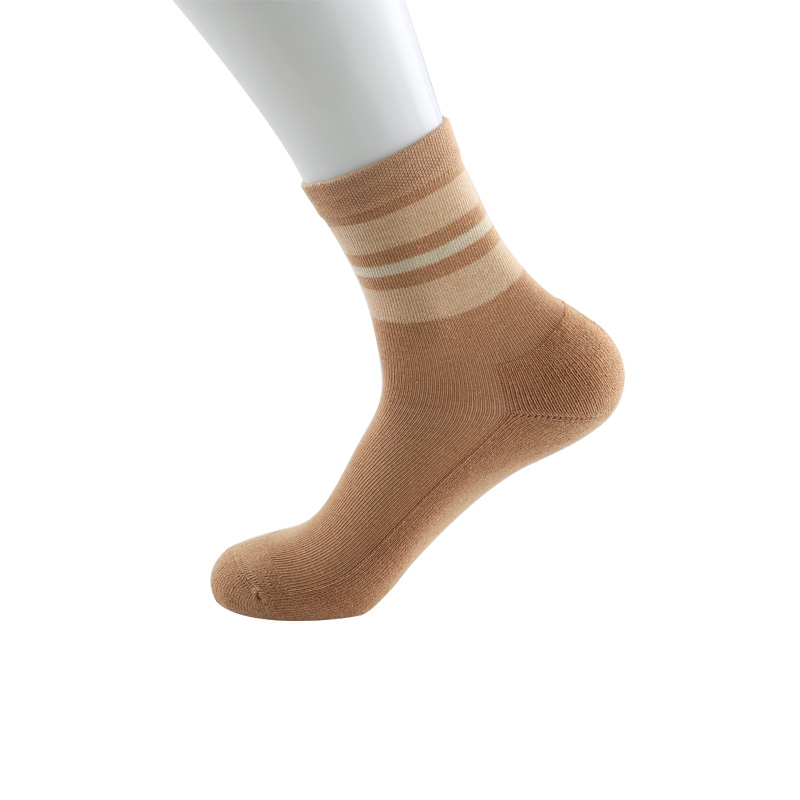 Calcetines de algodón de color natural para mujer, desodorante antibacteriano absolutamente cómodo, nuevos calcetines gruesos de felpa para otoño