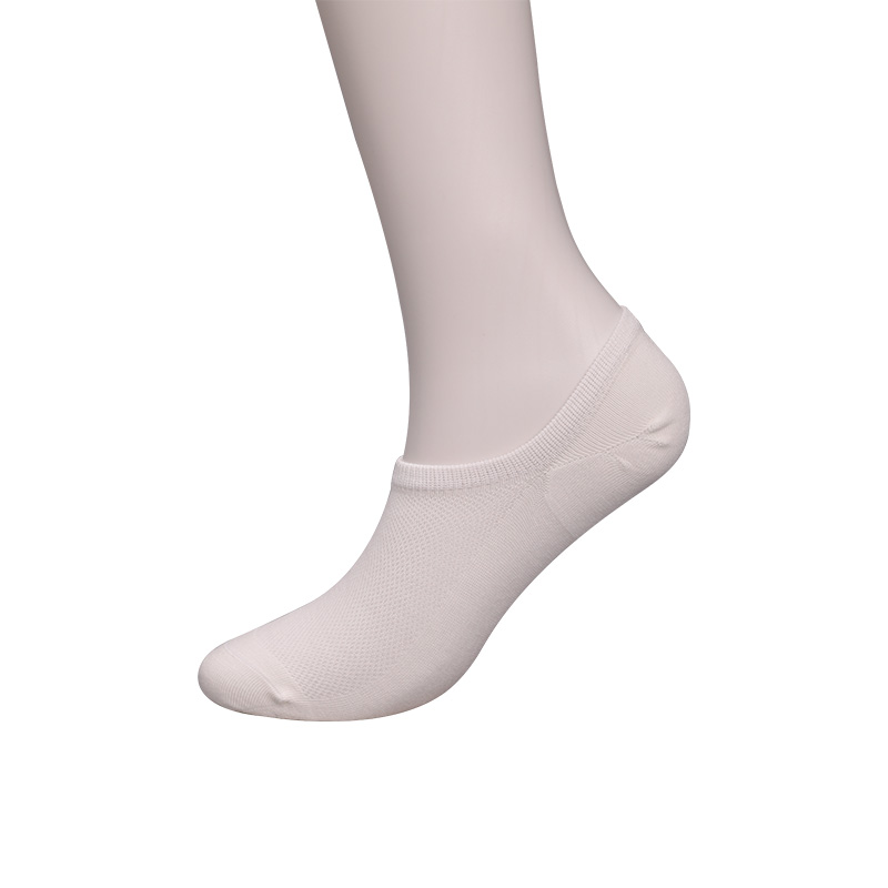 Calcetines de mujer cosidos a mano de media malla lisos de algodón peinado, nailon y spandex ultrafinos WSD1673