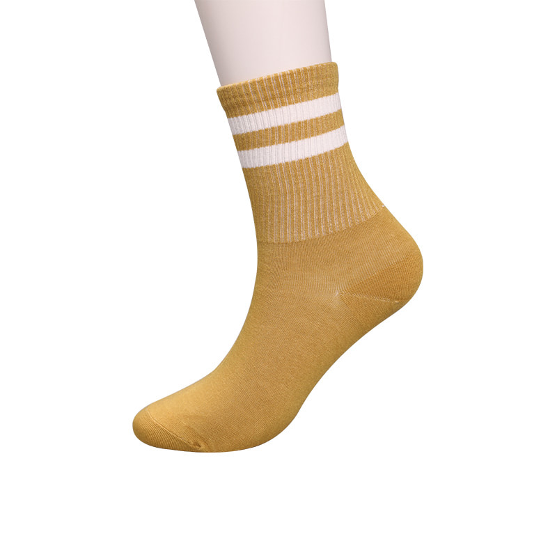 Suave nailon hilado de seda recubierto de amoniaco 2 tiras horizontales y calcetines de mujer reforzados cosidos a mano WSD1536