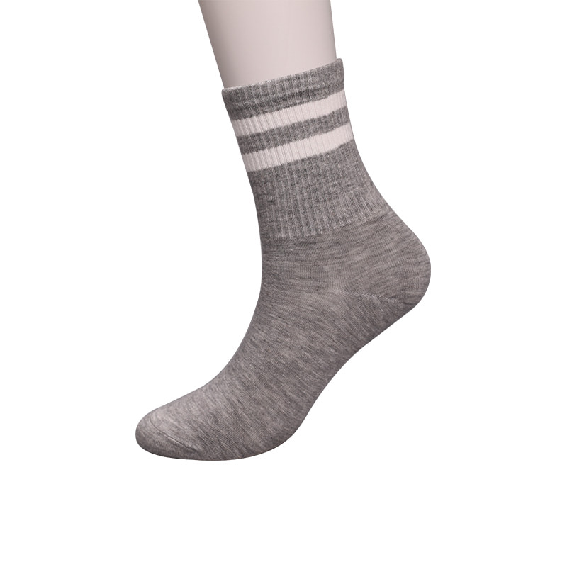 Suave nailon hilado de seda recubierto de amoniaco 2 tiras horizontales y calcetines de mujer reforzados cosidos a mano WSD1536