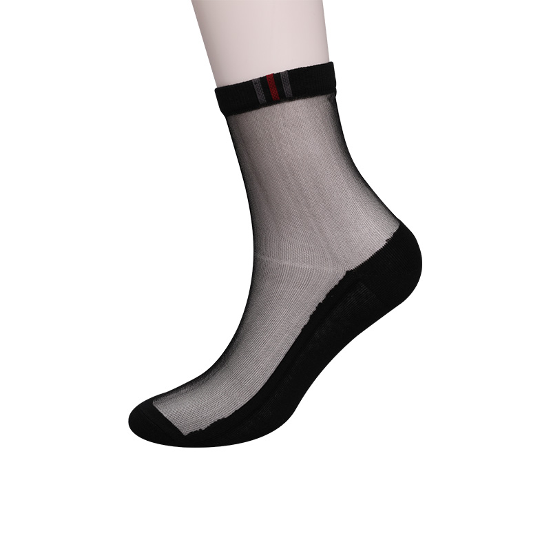 Moda casual primavera y verano medias de algodón para hombres Luokou flores de rayas verticales suelas antideslizantes frescas medias para hombres WSD2711