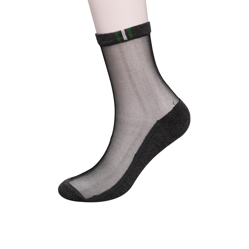 Moda casual primavera y verano medias de algodón para hombres Luokou flores de rayas verticales suelas antideslizantes frescas medias para hombres WSD2711