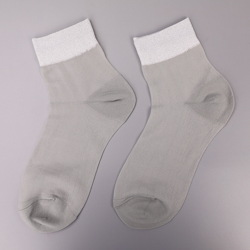 Calcetines de mujer con parte inferior de algodón y seda de nailon transparente a la moda Calcetines de mujer de seda transparente de nailon superfino Calcetines de mujer de seda cristalina WSD1946