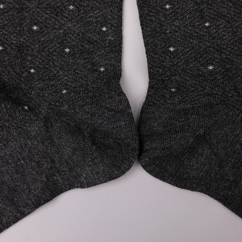 Calcetines gruesos de invierno para hombre, invisibles, con forma de diamante, jacquard, cosidos a mano, de seda hilada suave, nailon, envueltos, WSD2851