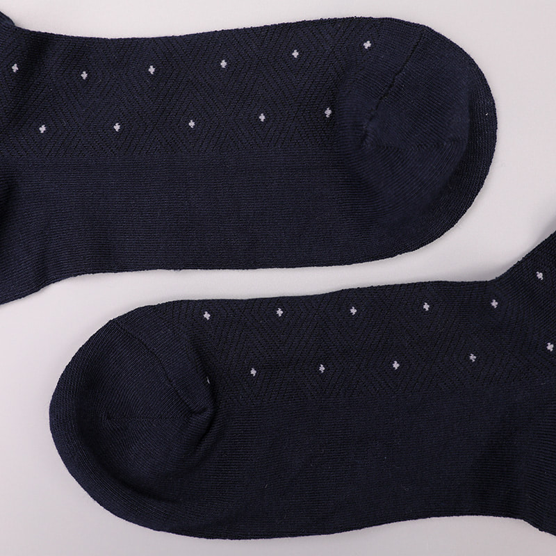 Calcetines gruesos de invierno para hombre, invisibles, con forma de diamante, jacquard, cosidos a mano, de seda hilada suave, nailon, envueltos, WSD2851