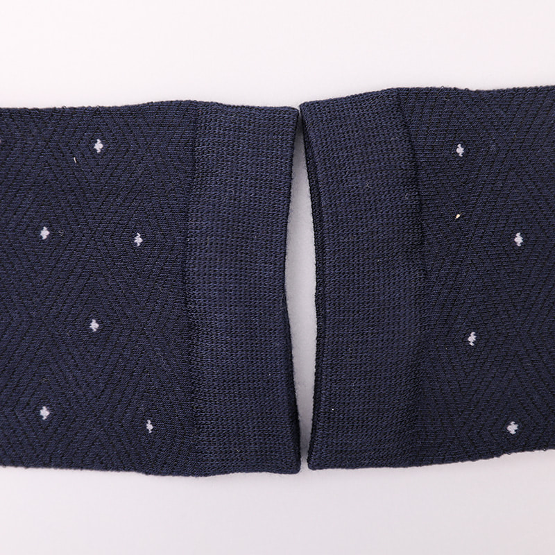 Calcetines gruesos de invierno para hombre, invisibles, con forma de diamante, jacquard, cosidos a mano, de seda hilada suave, nailon, envueltos, WSD2851