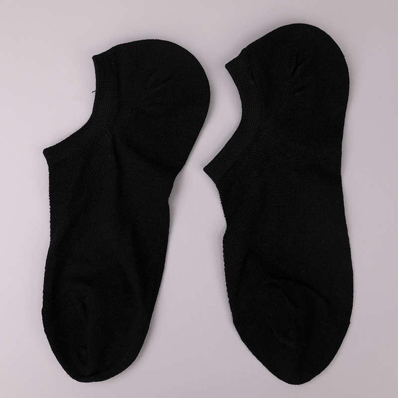 Calcetines de mujer cosidos a mano de media malla lisos de algodón peinado, nailon y spandex ultrafinos WSD1673