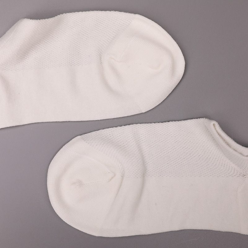Calcetines de mujer cosidos a mano de media malla lisos de algodón peinado, nailon y spandex ultrafinos WSD1673