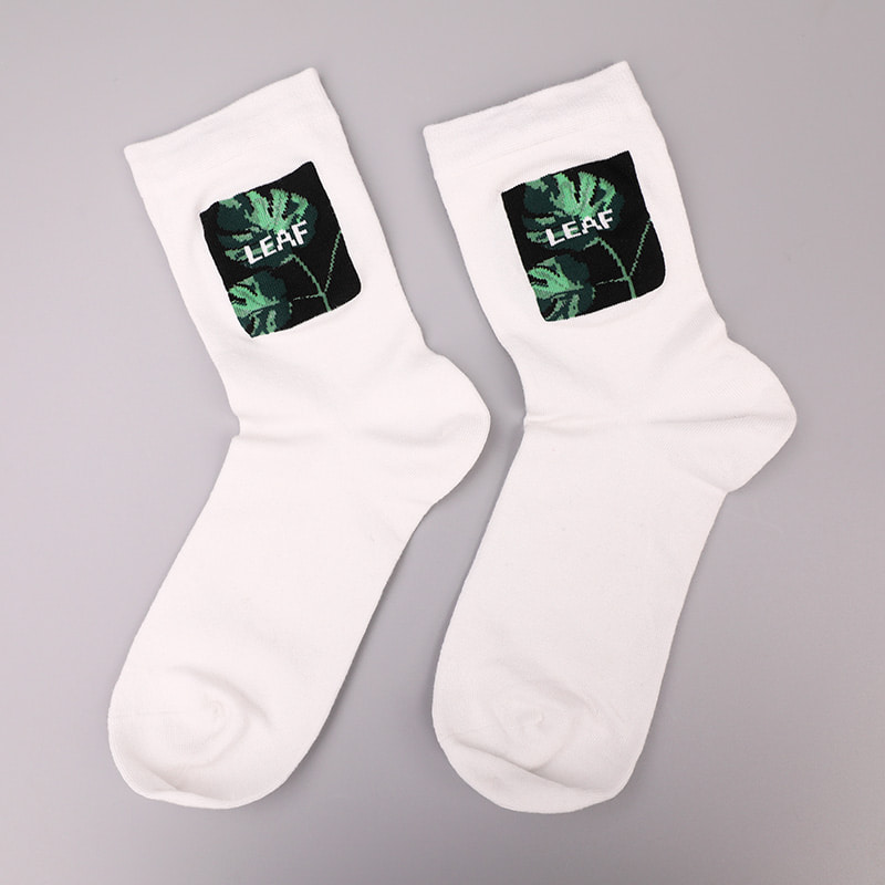 Calcetines de hombre de otoño e invierno cosidos a mano de jacquard con estampado 3D de imitación de spandex envuelto en nailon de seda hilada suave WSD2850