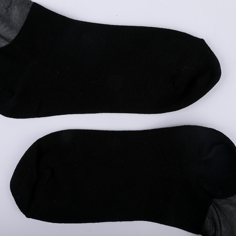 Calcetines de mujer con parte inferior de algodón y seda de cristal a la moda, calcetines con lazo de seda transparente con costura, calcetines de seda de cristal para mujer WSD1911