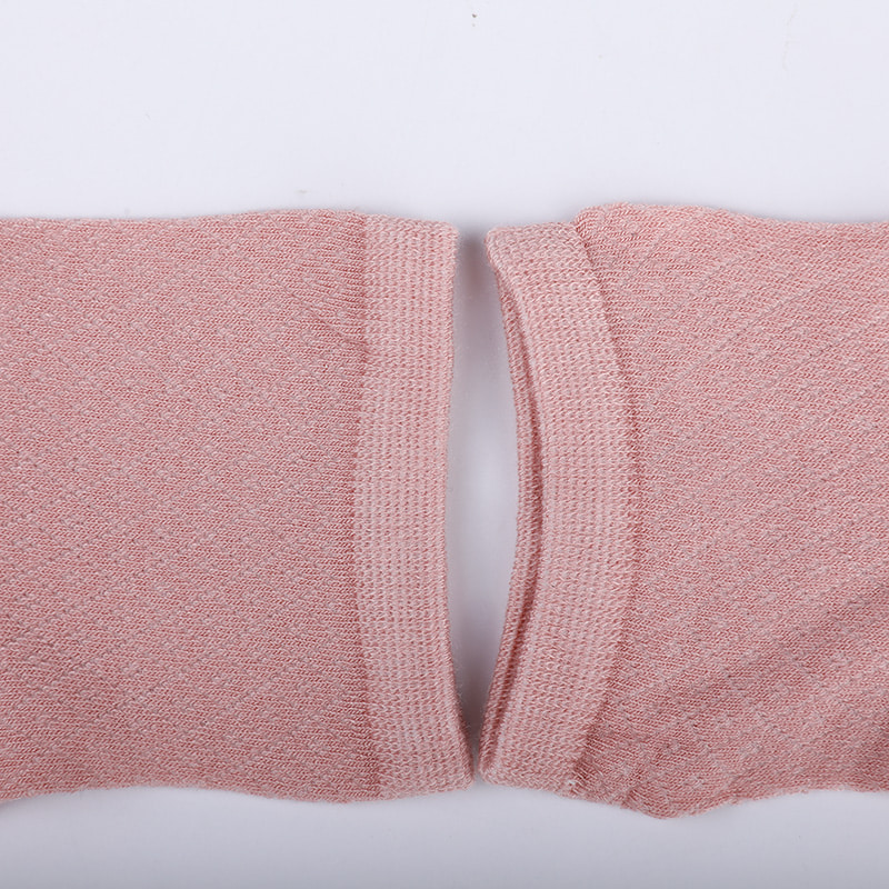 Bolsa de nailon de fibra de bambú suave, calcetines de mujer informales con diamantes pequeños y finos, calcetines de mujer cosidos a mano WSD1689