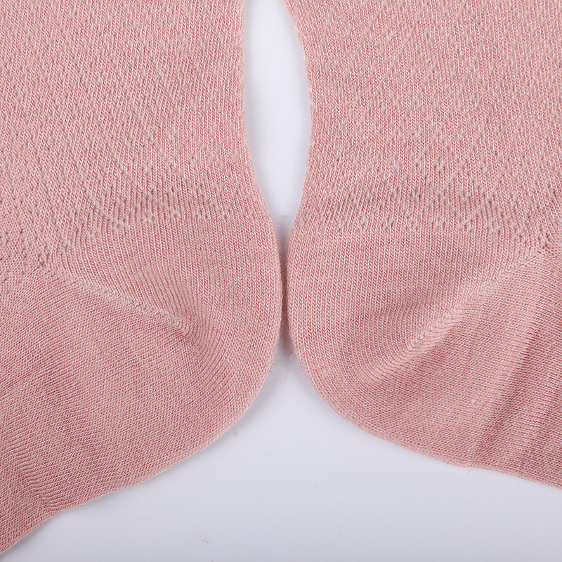 Bolsa de nailon de fibra de bambú suave, calcetines de mujer informales con diamantes pequeños y finos, calcetines de mujer cosidos a mano WSD1689