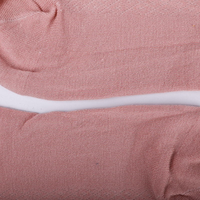 Bolsa de nailon de fibra de bambú suave, calcetines de mujer informales con diamantes pequeños y finos, calcetines de mujer cosidos a mano WSD1689