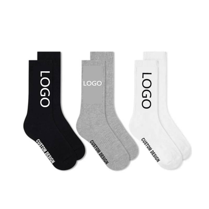 Calcetines para hombre con logotipo personalizado, zapatillas deportivas deportivas para correr, calcetines personalizados para hombre de algodón OEM Hardloopsokken